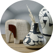 Hand-painted Ceramic Pottery & Vases