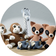 Knitted Plush Toys & Stuffed Animals