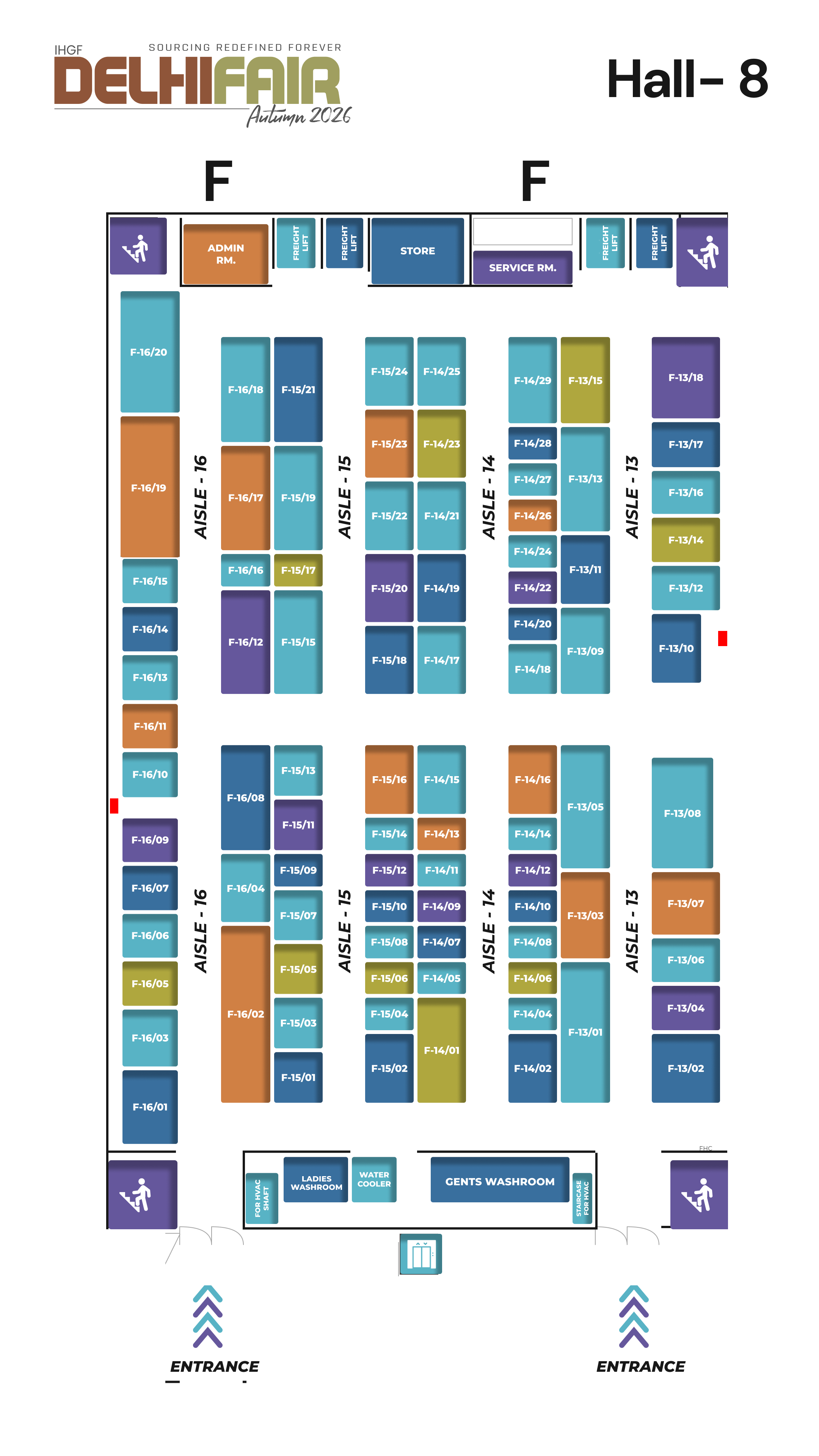 Hall 8 Floor Plan